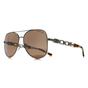 Grey Aviator Light Gold Brown Gold Mirror MK1121 Chianti, Image 2 of 3