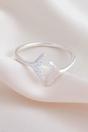 Silver Sterling Silver Whale Tail Ring One Size, Image 3 of 3