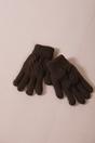 Brown SVNX Brown Touch Screen Cable Knit Gloves - Fleece Lined, Image 2 of 4