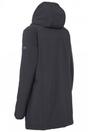 Black Kristen Long Hooded Waterproof Jacket, Image 2 of 8