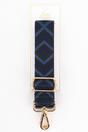 Blue Aztec Woven Bag Strap, Image 4 of 4