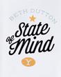 White Yellowstone Beth Dutton State Of Mind T-Shirt, Image 2 of 6