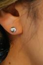 Silver 6mm 925 Sterling Silver Unisex Round Ball Stud Earrings, Image 1 of 3