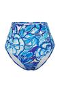 Multi WOVCOR Multi Super High Waist Shaping Hipster Bikini Bottom with Contoured Fit, Image 2 of 5