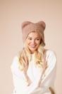 Beige Beanie With Animal Ears, Image 2 of 4