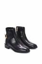 Black XY LONDON Black 'Ailany' Chelsea Ankle Boots Elasticated Buckle Detail, Image 5 of 6