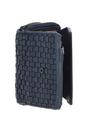 Navy Vintage Woven Leather 7 Card Purse, Image 3 of 4