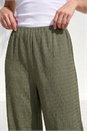 KHAKI Petite Textured Stretch Trouser, Image 4 of 4