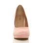 Light Pink Mid High Heel Court Shoes, Image 6 of 6