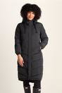 Black Raleigh Long Insulated Jacket, Image 1 of 6