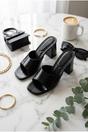  Rosa Womens Square Toe Block Heel Mules, Image 2 of 8