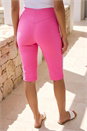 Cerise Stretch Knee Length Shorts, Image 3 of 4