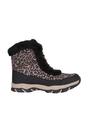 Black Ohio Leopard Print Thermal Snow Boots, Image 4 of 6