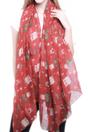 Red Owl Lightweight Scarf, Image 2 of 2