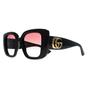 Black Gucci Black Square Shiny Black Red Gradient  GG1975S, Image 2 of 3