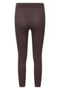 Brown Carmel Ribbed Seamless Thermal Bottoms, Image 2 of 4