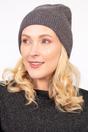 Dark Grey Plain Winter Beanie Hat, Image 1 of 2
