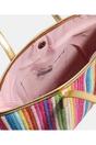 Pink Pia Rossini Pink Delfina - Stripe Beach Bag, Image 3 of 5