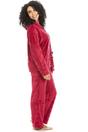 Magenta Camille Lingerie Magenta Supersoft Hooded Pyjama Set, Image 4 of 5