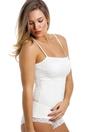 Ivory Camille Lingerie Ivory Floral Lace Trim Stretch Camisole, Image 3 of 4