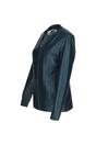 Navy Ashwood Leather Navy Real Leather Casual Collarless Jacket, Image 3 of 5