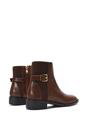 Brown XY LONDON Brown 'Ailany' Chelsea Ankle Boots Elasticated Buckle Detail, Image 4 of 6