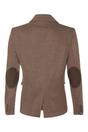 Brown Infinity Leather Brown Tweed 1920s Herringbone Light Brown Blazer, Image 5 of 6