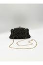 Black Embellished Clutch Bag, Image 2 of 5