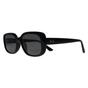 Black Ray-Ban Black Rectangle Polished Black Dark Grey RB4421D Bio Based, Image 2 of 3