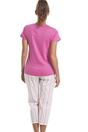 Pink Duck Character Capri Cotton Pyjama Set, Image 2 of 6