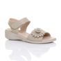 Beige AJVANI Beige Comfort Touch Close Sandals, Image 1 of 6