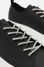 Black 'Florina' Low Wedge Trainer with Lace Up Detail, Image 5 of 6