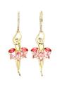 Pink Diva Ballet Dancer Earrings, Image 1 of 5