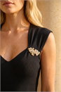Black Dusk Hardware Trim Knit Top, Image 4 of 4