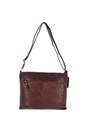 Dark Brown Real Leather Vintage Medium  Shoulder Bag, Image 4 of 4