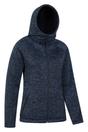 Navy Nevis Faux Fur Lined Full Zip Hoodie, Image 3 of 5