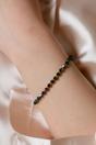 Blue Crystal Beaded Bracelet Minimalist Elegant, Image 1 of 3