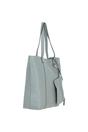 Olive 'Serela' Real Leather Shoulder Bag with Detachable Pouch, Image 4 of 4