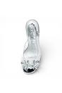 Silver Women’s Crystal Heel Sandals - Mira 01, Image 7 of 7