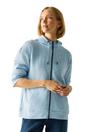 Sky Blue Bayletta Full Zip Hoodie, Image 4 of 5