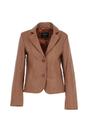 Tan Ashwood Leather Tan 'Angelica' Real Leather Two Button Blazer, Image 2 of 5