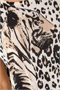 Stone Animal Print Crew Neck Tee, Image 5 of 5