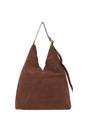 Brown 'Tocco di Lusso' Leather Brown Suede Bag, Image 3 of 3