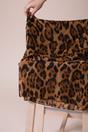 Brown Leopard Print Scarf, Image 5 of 5