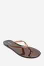 Brown Chandler Jelly Thong Flip Flop Sandals, Image 3 of 6