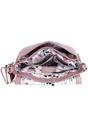 Pink 'Tsanta' Flap Over Real Leather Shoulder Bag, Image 4 of 4