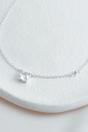Silver Sterling Silver Asymmeti Sparkly CZ Necklace, Image 3 of 4