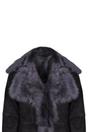 Dark Grey Toscana Sheep Suede Leather Trench Coat, Image 6 of 7