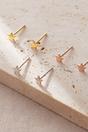 Gold Mia Gioielli Gold Sterling Silver Minimalist Star Studs, Image 1 of 2