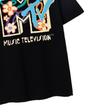 Black MTV Flowers T-Shirt, Image 5 of 6